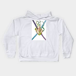 coded flower Kids Hoodie